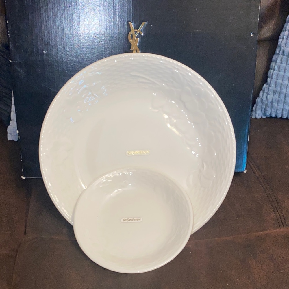 Yves Saint Laurent Cream Dinnerware Set